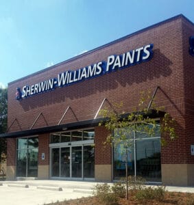 Sherwin Williams Completed Front View